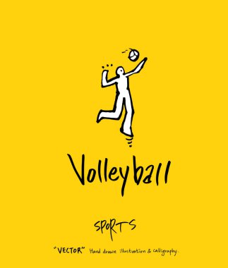 Spor poster / yarım yamalak eğlence illüstrasyon - vektör