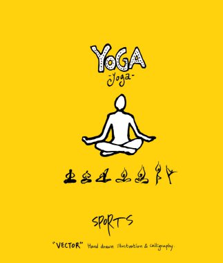 Spor poster / yarım yamalak eğlence illüstrasyon - vektör