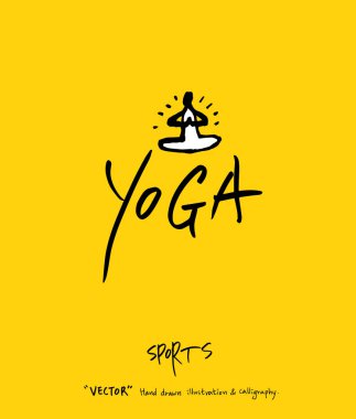 Spor poster / yarım yamalak eğlence illüstrasyon - vektör