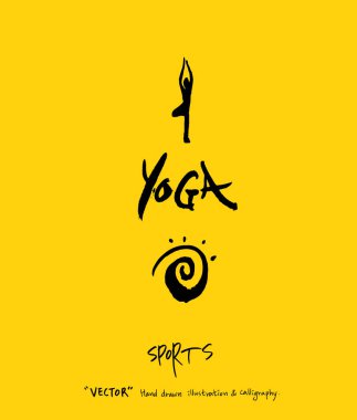 Spor poster / yarım yamalak eğlence illüstrasyon - vektör