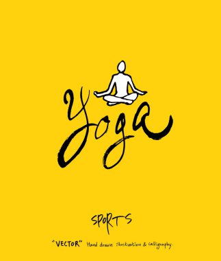 Spor poster / yarım yamalak eğlence illüstrasyon - vektör