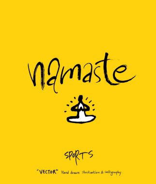 Spor poster / yarım yamalak eğlence illüstrasyon - vektör