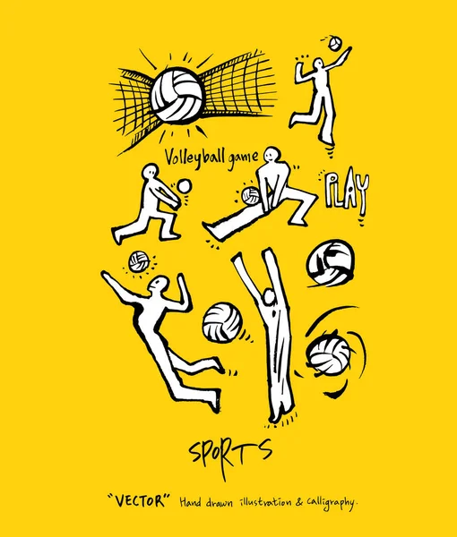 Afiche Deportivo Ilustración Ocio Incompleta Vector — Vector de stock