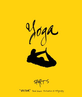 Spor poster / yarım yamalak eğlence illüstrasyon - vektör