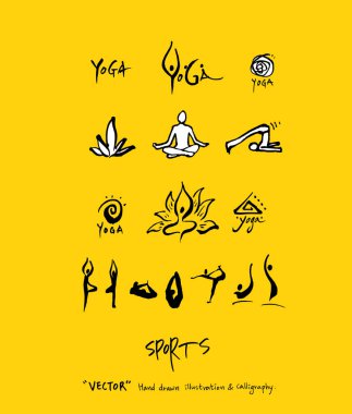 Spor poster / yarım yamalak eğlence illüstrasyon - vektör