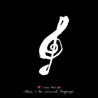 konser poster / yarım yamalak müzik illüstrasyon - vektör