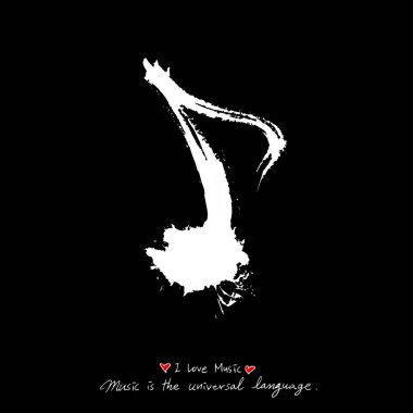 konser poster / yarım yamalak müzik illüstrasyon - vektör