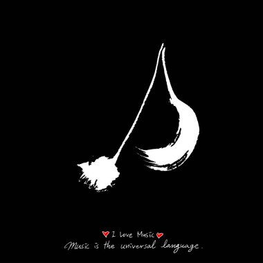 konser poster / yarım yamalak müzik illüstrasyon - vektör