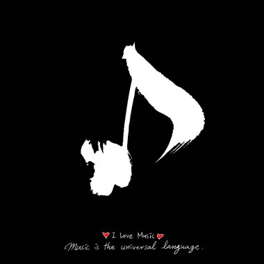 konser poster / yarım yamalak müzik illüstrasyon - vektör