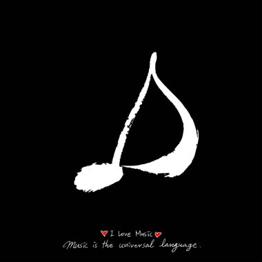 konser poster / yarım yamalak müzik illüstrasyon - vektör