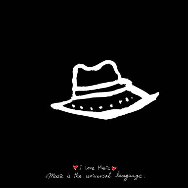 konser poster / yarım yamalak müzik illüstrasyon - vektör