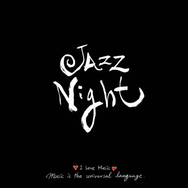 konser poster / yarım yamalak müzik illüstrasyon - vektör