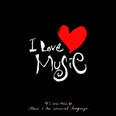 konser poster / yarım yamalak müzik illüstrasyon - vektör