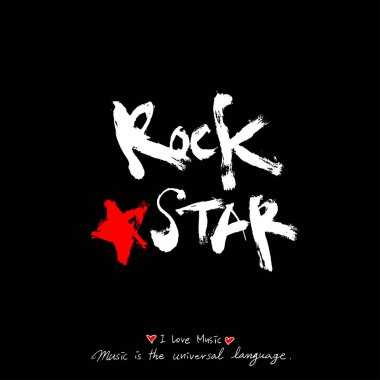 konser poster / yarım yamalak müzik illüstrasyon - vektör