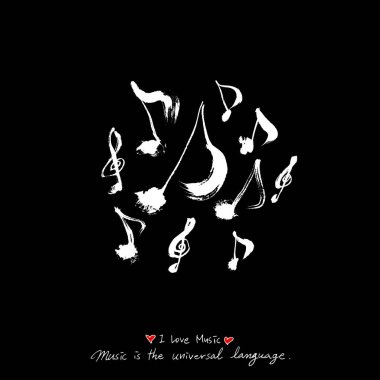 konser poster / yarım yamalak müzik illüstrasyon - vektör