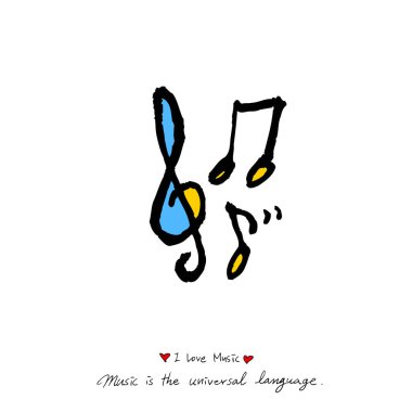 konser poster / yarım yamalak müzik illüstrasyon - vektör