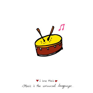 konser poster / yarım yamalak müzik illüstrasyon - vektör