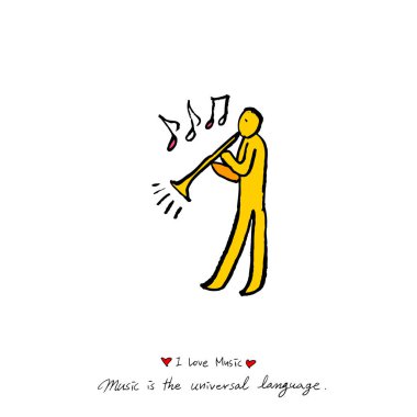 konser poster / yarım yamalak müzik illüstrasyon - vektör