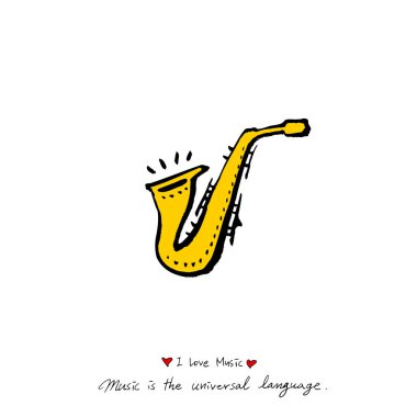 konser poster / yarım yamalak müzik illüstrasyon - vektör