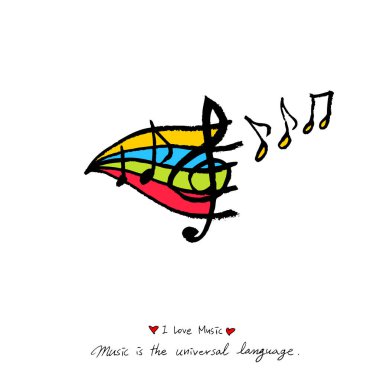 konser poster / yarım yamalak müzik illüstrasyon - vektör