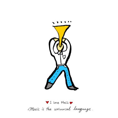 konser poster / yarım yamalak müzik illüstrasyon - vektör