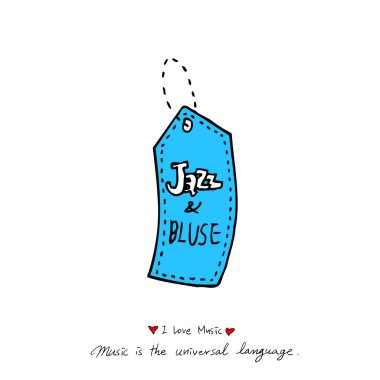 konser poster / yarım yamalak müzik illüstrasyon - vektör