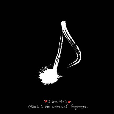 konser poster / yarım yamalak müzik illüstrasyon - vektör