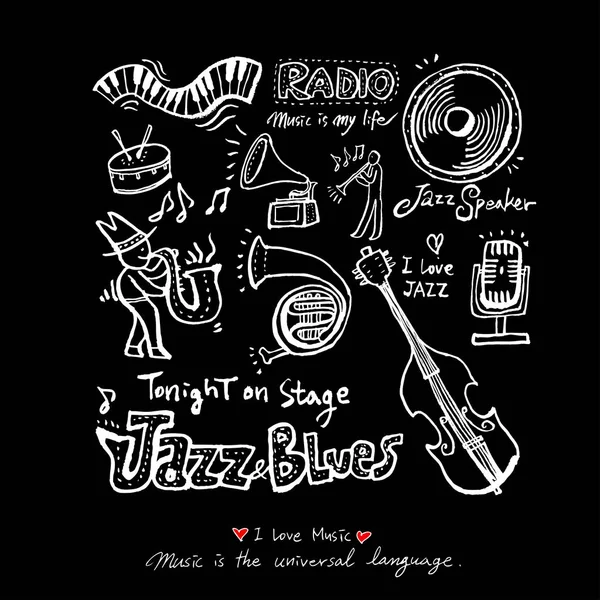 konser poster / yarım yamalak müzik illüstrasyon - vektör