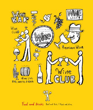 Restoran poster / yarım yamalak gıda menü resimleri - vektör