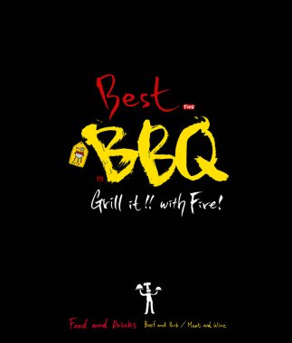 Restoran poster / yarım yamalak gıda menü resimleri - vektör