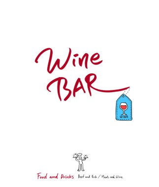 Restoran poster / yarım yamalak gıda menü resimleri - vektör