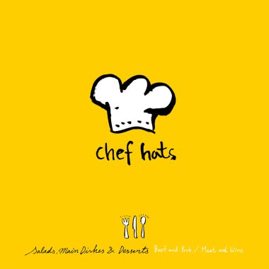 Restoran poster / yarım yamalak gıda menü resimleri - vektör