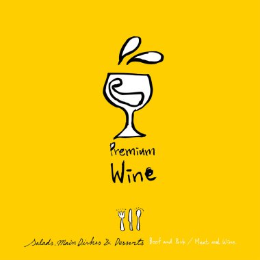 Restoran poster / yarım yamalak gıda menü resimleri - vektör