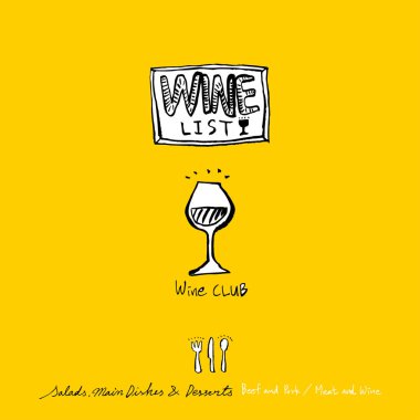 Restoran poster / yarım yamalak gıda menü resimleri - vektör