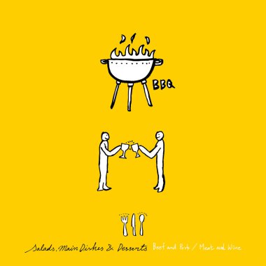 Restoran poster / yarım yamalak gıda menü resimleri - vektör