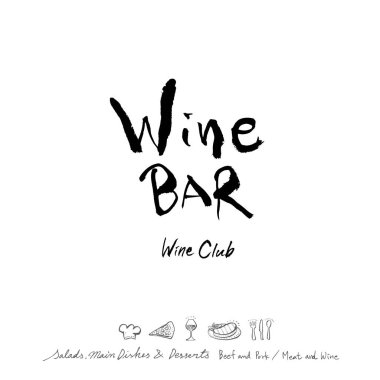 Restoran poster / yarım yamalak gıda menü resimleri - vektör