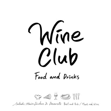 Restoran poster / yarım yamalak gıda menü resimleri - vektör