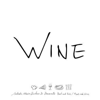 Restoran poster / yarım yamalak gıda menü resimleri - vektör