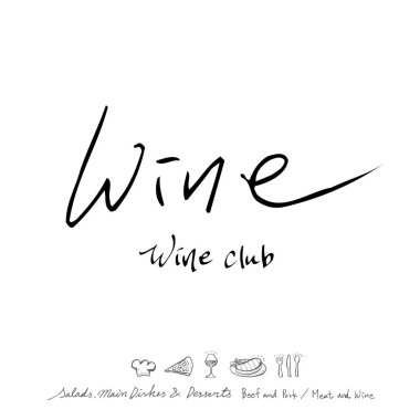 Restoran poster / yarım yamalak gıda menü resimleri - vektör