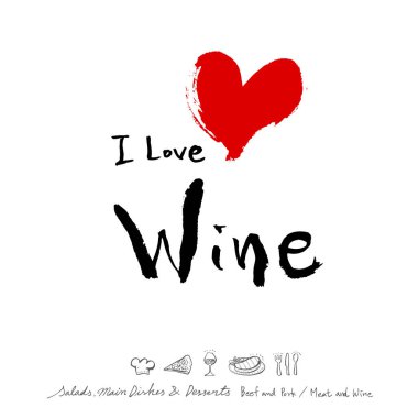 Restoran poster / yarım yamalak gıda menü resimleri - vektör