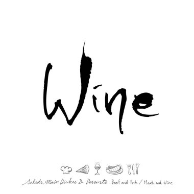 Restoran poster / yarım yamalak gıda menü resimleri - vektör