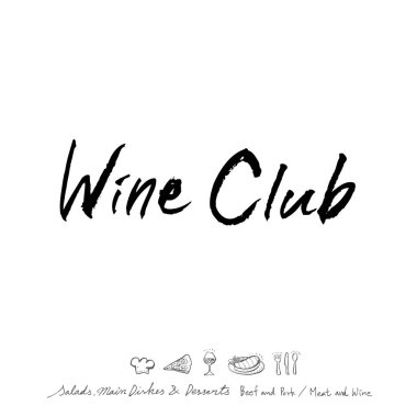 Restoran poster / yarım yamalak gıda menü resimleri - vektör