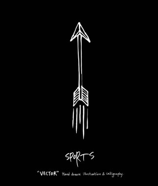 Spor poster / yarım yamalak eğlence illüstrasyon - vektör