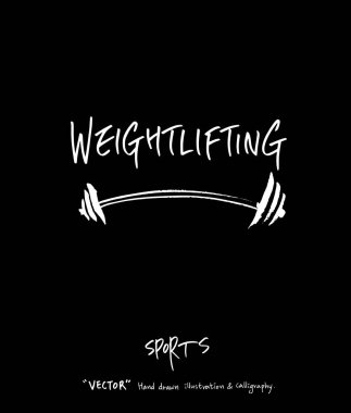 Spor poster / yarım yamalak eğlence illüstrasyon - vektör