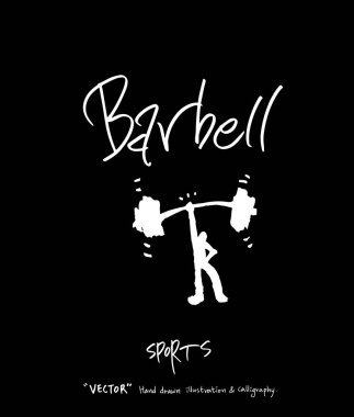 Spor poster / yarım yamalak eğlence illüstrasyon - vektör