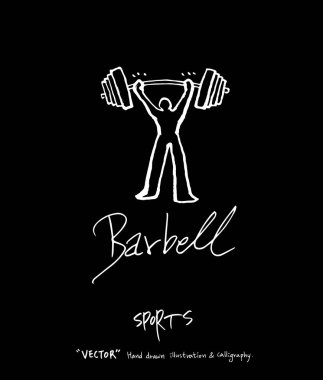 Spor poster / yarım yamalak eğlence illüstrasyon - vektör