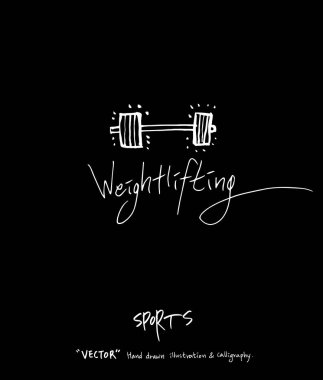 Spor poster / yarım yamalak eğlence illüstrasyon - vektör