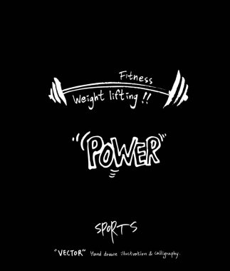 Spor poster / yarım yamalak eğlence illüstrasyon - vektör