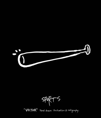 Spor poster / yarım yamalak eğlence illüstrasyon - vektör