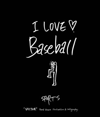 Spor poster / yarım yamalak eğlence illüstrasyon - vektör